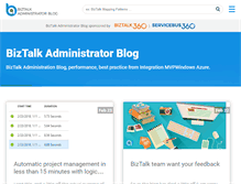 Tablet Screenshot of biztalkadmin.com
